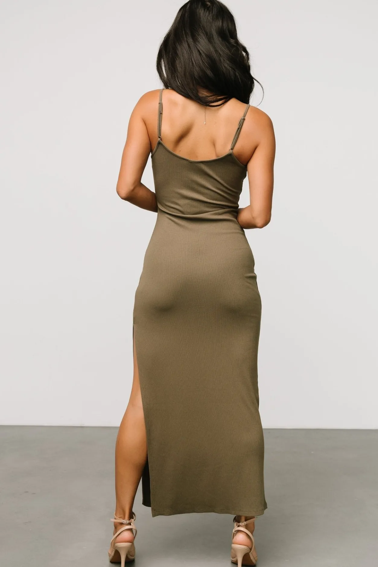 Fashion Baltic Born Kade Bodycon Tank Dress | Olive