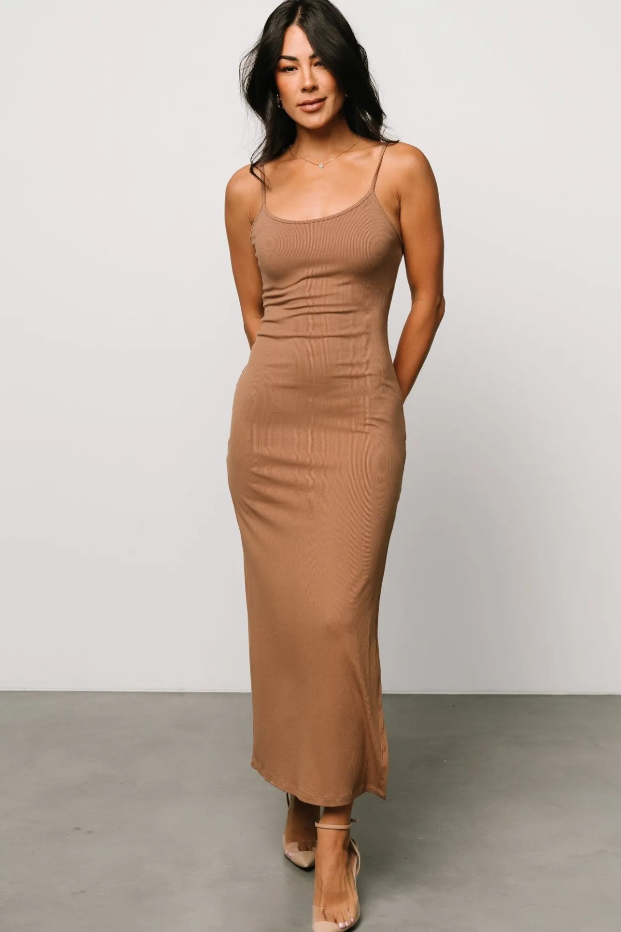 Hot Baltic Born Kade Bodycon Tank Dress | Dusty Brown DustyBrown