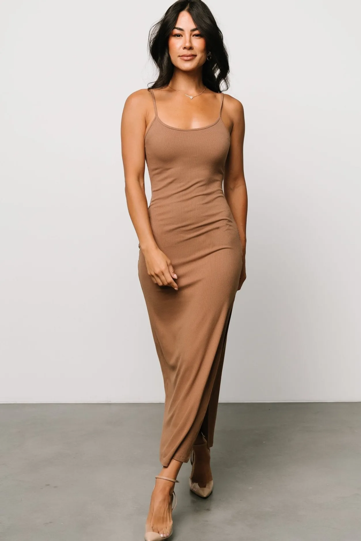 Hot Baltic Born Kade Bodycon Tank Dress | Dusty Brown DustyBrown