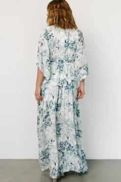 Discount Baltic Born Kalea Maxi Dress | Blue + White Blue+White