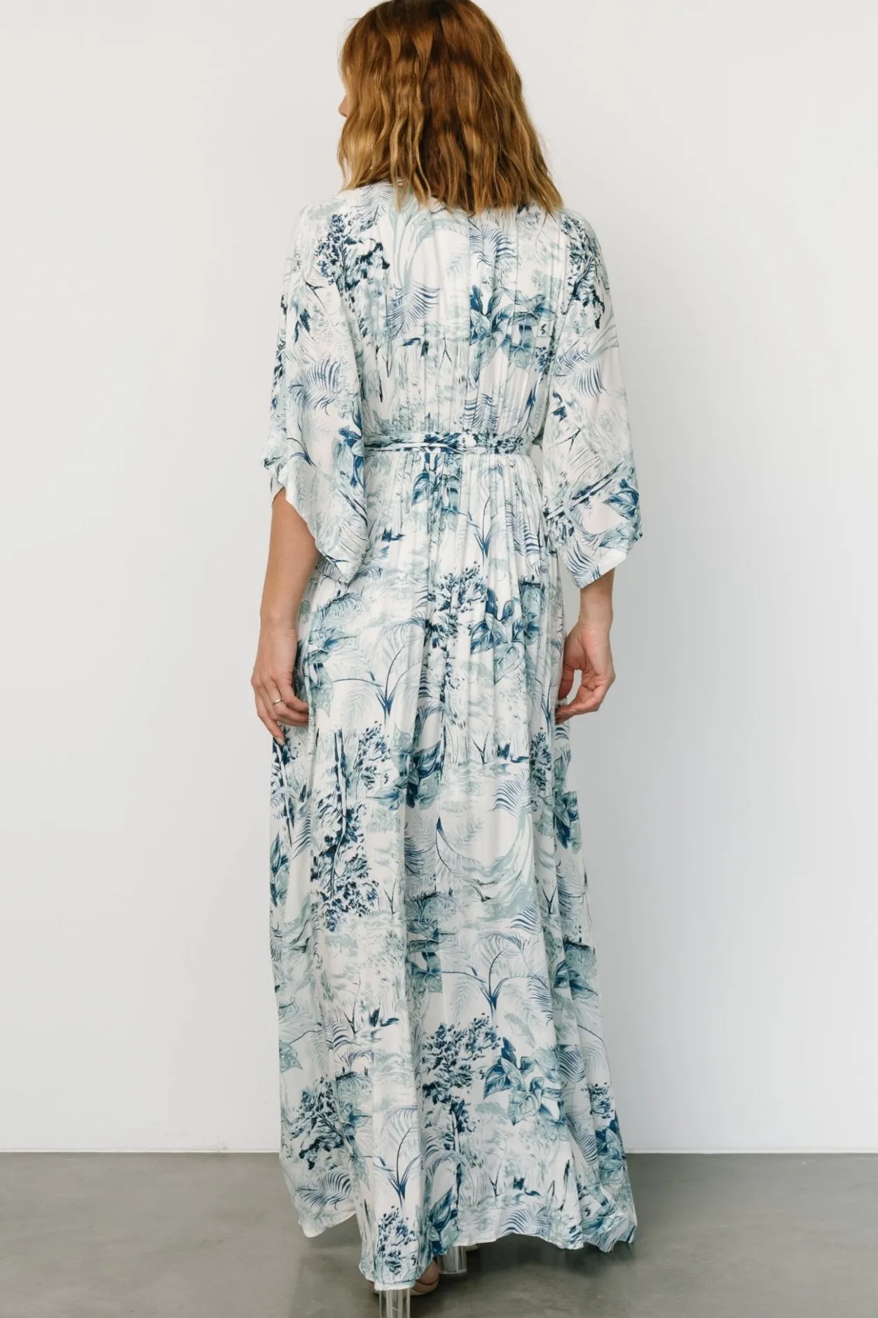 Discount Baltic Born Kalea Maxi Dress | Blue + White Blue+White
