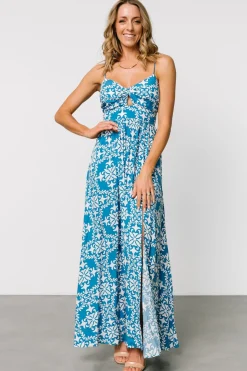 Online Baltic Born Kali Maxi Dress | Blue + White Blue+White