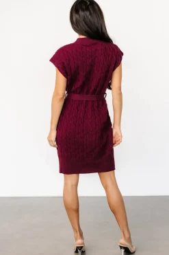 Discount Baltic Born Kambri Cable Knit Sweater Dress | Mulberry