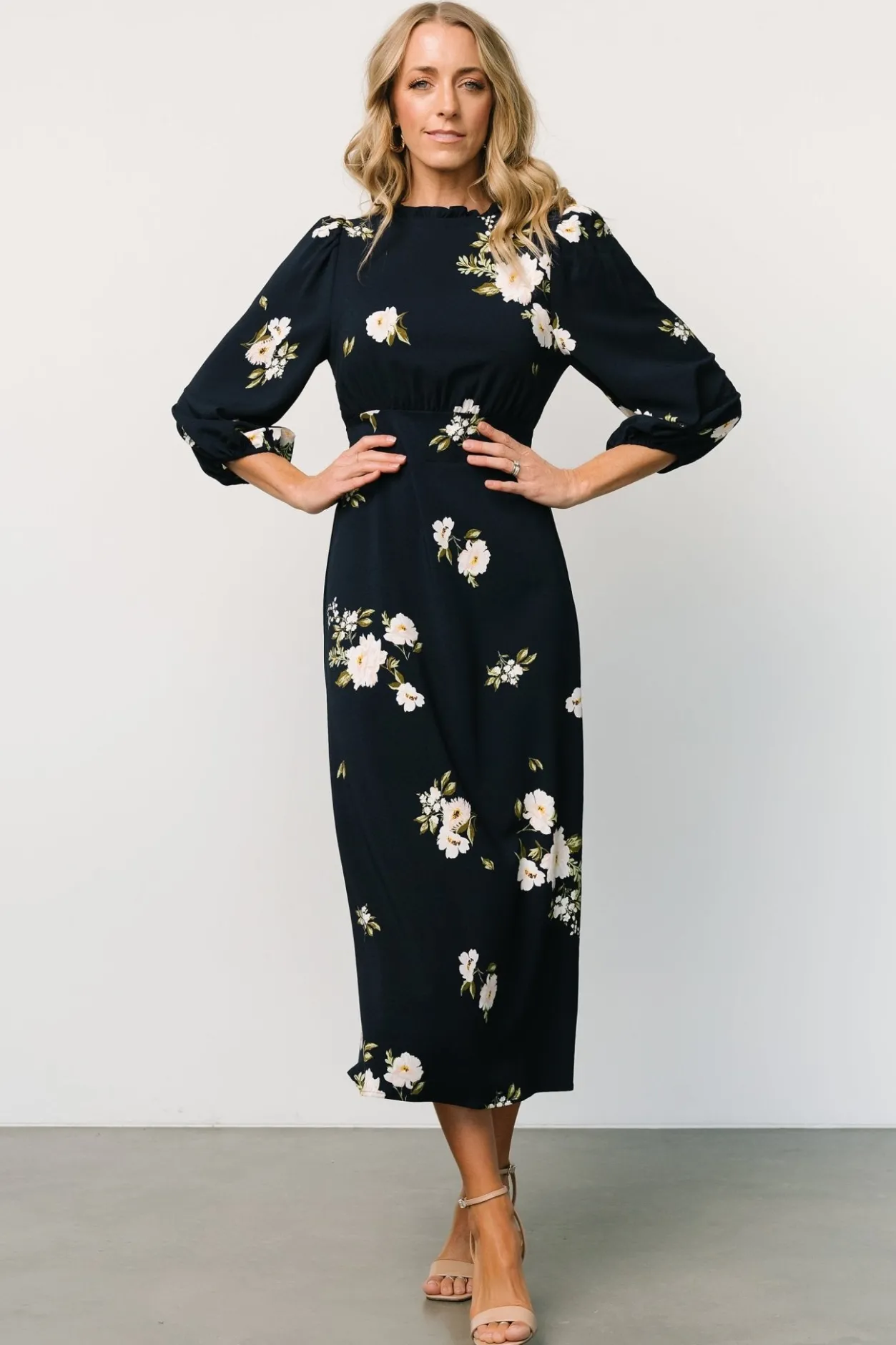 Online Baltic Born Karalie Maxi Dress | Navy Floral NavyFloral