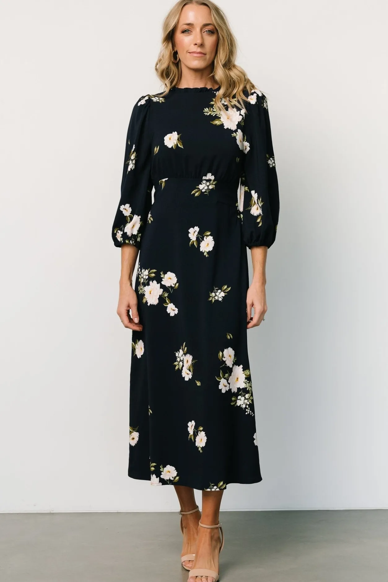 Online Baltic Born Karalie Maxi Dress | Navy Floral NavyFloral