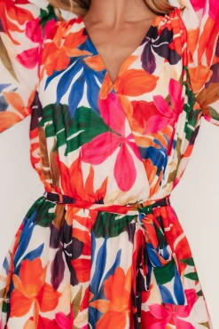 Clearance Baltic Born Karissa Romper | Ivory Multi Floral IvoryMultiFloral