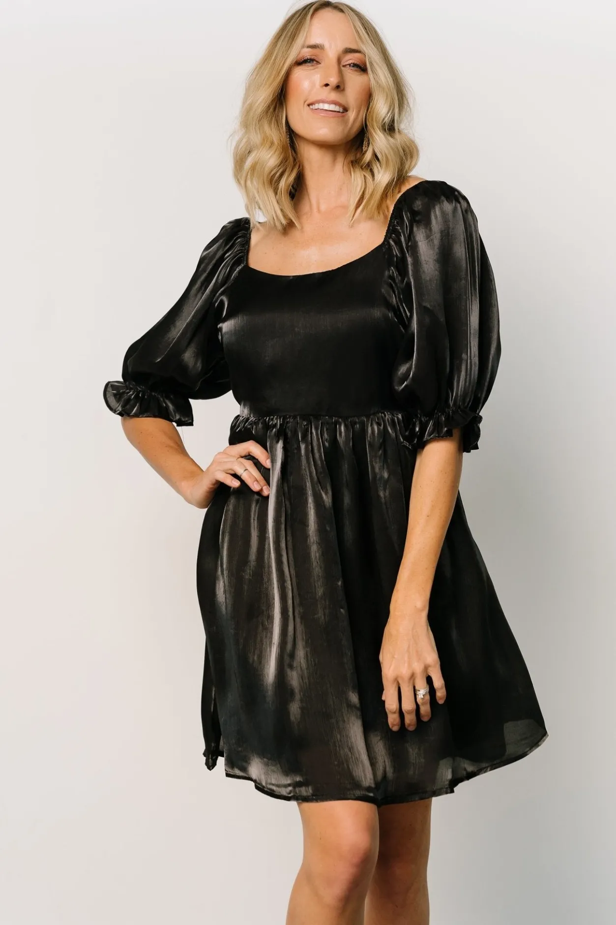 Clearance Baltic Born Karlene Short Dress | Black