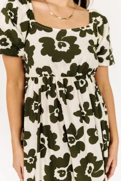 New Baltic Born Kasey Maxi Dress | Olive + Ivory Print Olive+IvoryPrint