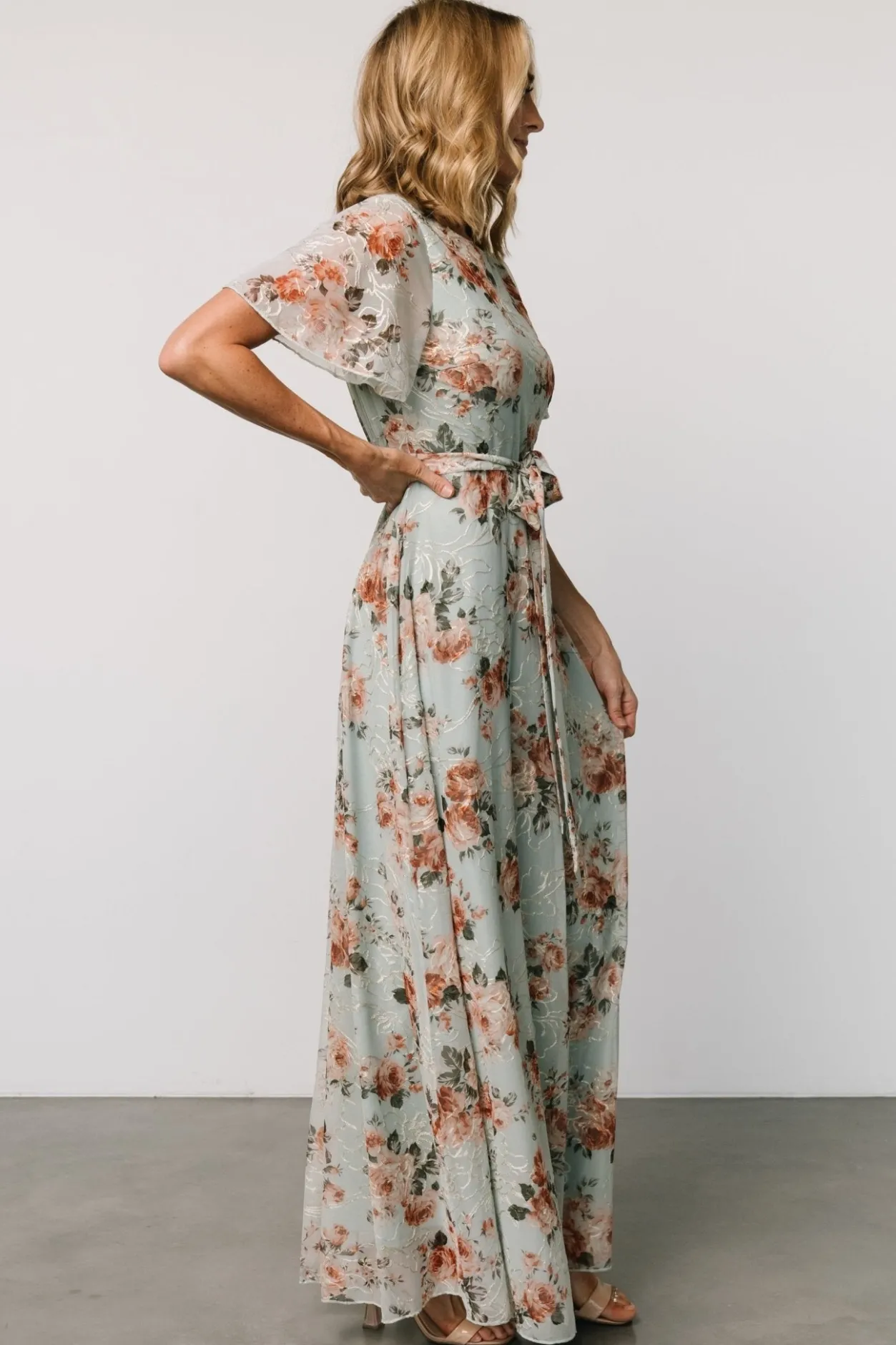 Clearance Baltic Born Katalaya Maxi Dress | Sage + Gold Sage+Gold