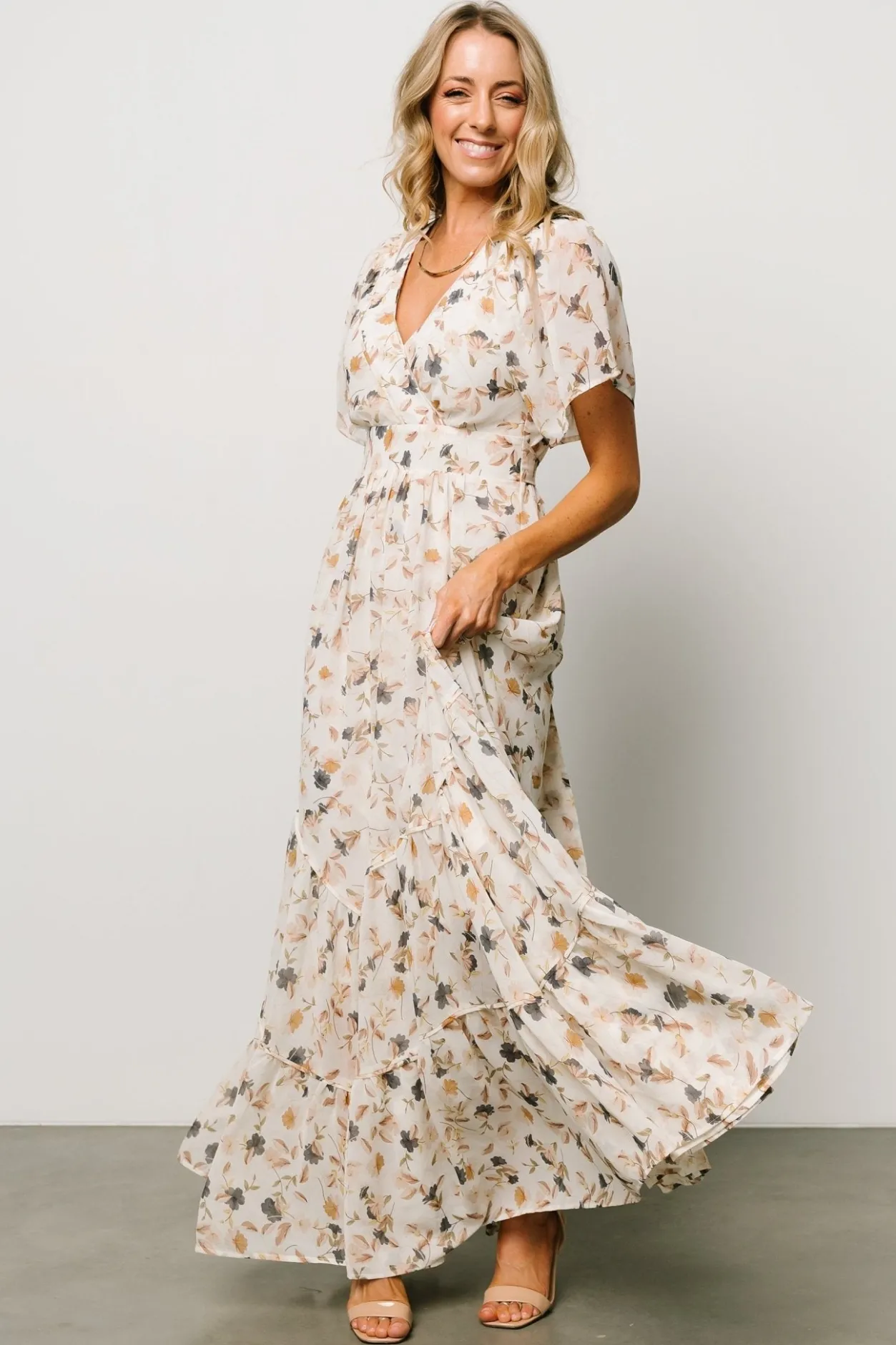 New Baltic Born Katherine Maxi Dress | Multi Floral MultiFloral