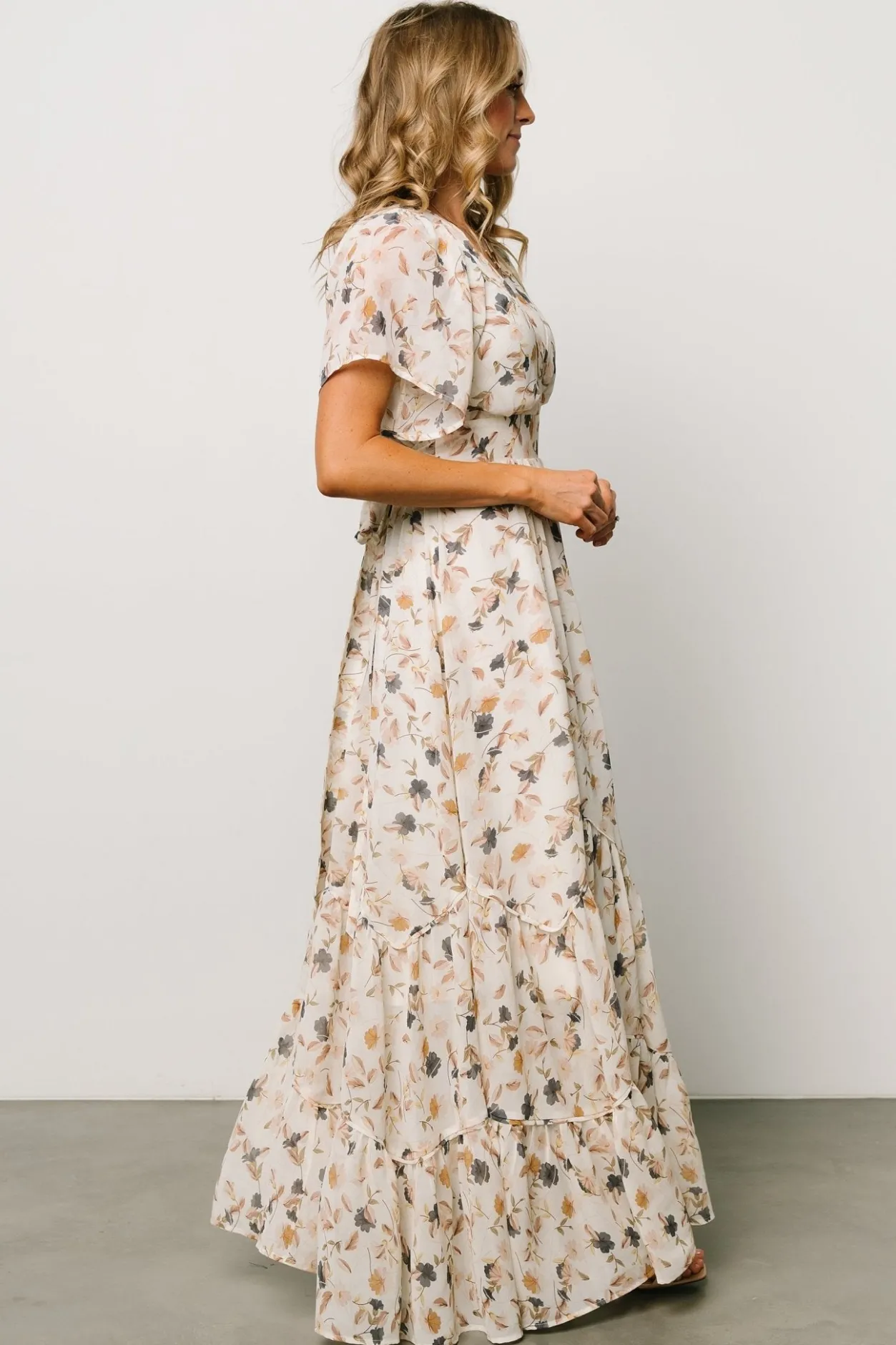 New Baltic Born Katherine Maxi Dress | Multi Floral MultiFloral