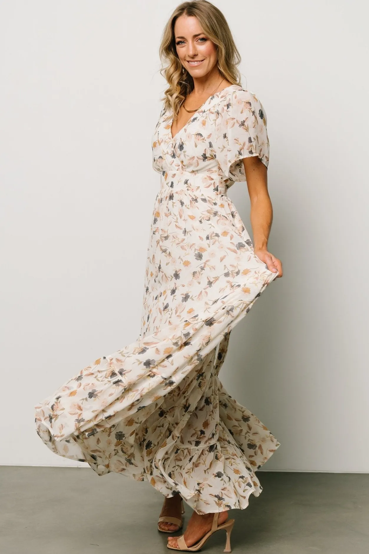 New Baltic Born Katherine Maxi Dress | Multi Floral MultiFloral