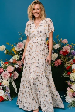New Baltic Born Katherine Maxi Dress | Multi Floral MultiFloral