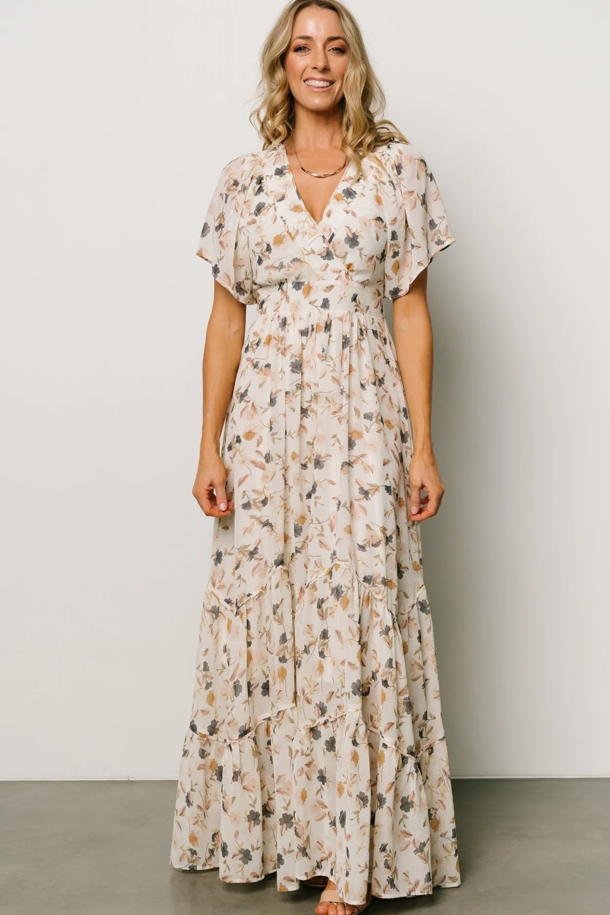 New Baltic Born Katherine Maxi Dress | Multi Floral MultiFloral