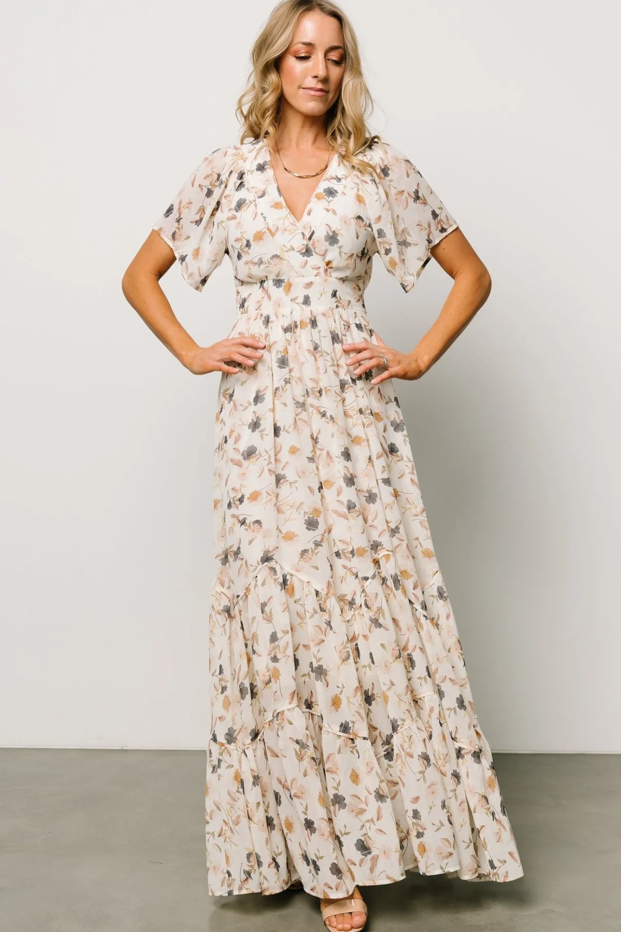 New Baltic Born Katherine Maxi Dress | Multi Floral MultiFloral
