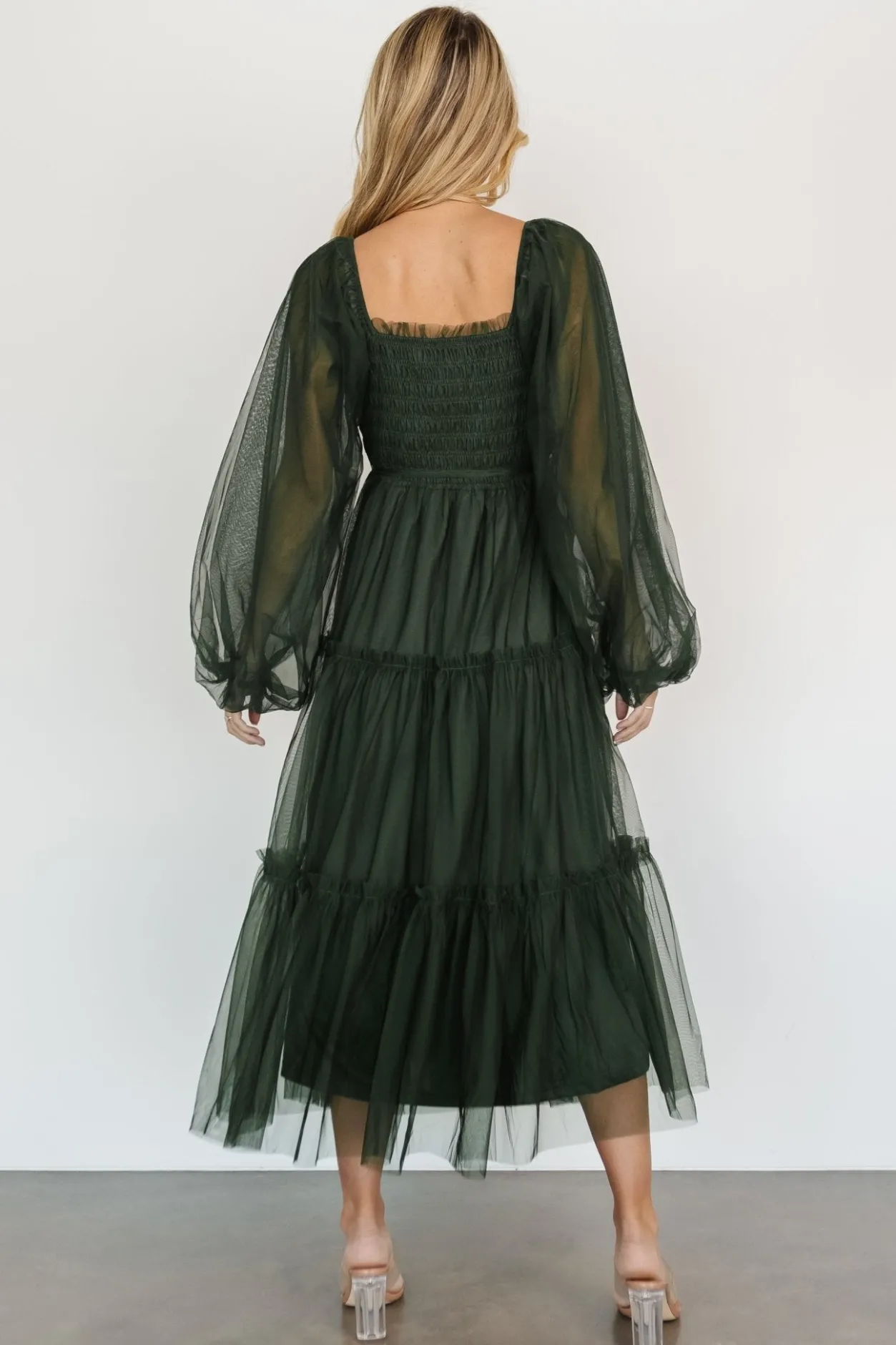 Fashion Baltic Born Katrina Tulle Maxi Dress | Dark Green DarkGreen