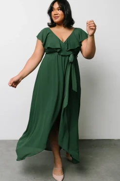 Best Baltic Born Katya Ruffle Maxi Dress | Evergreen