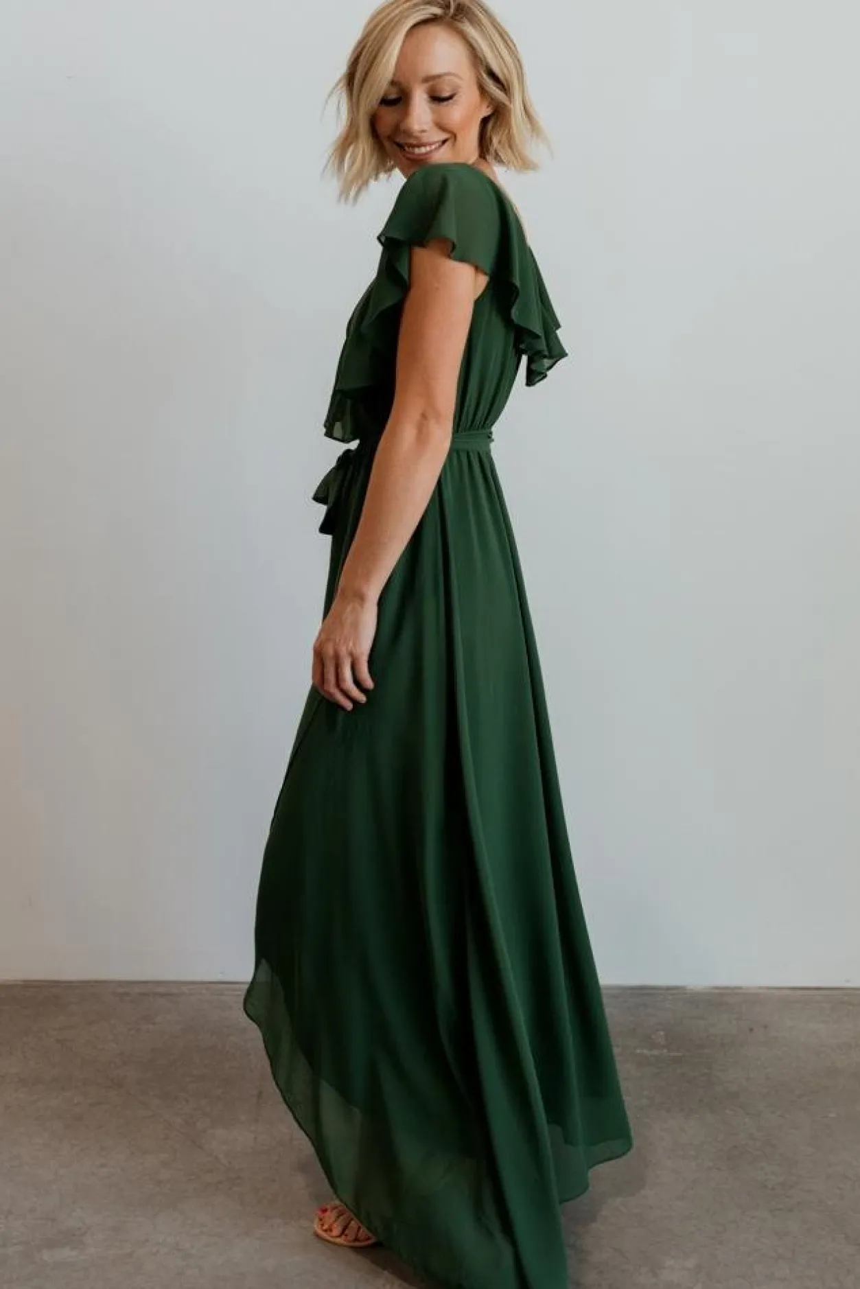 Best Baltic Born Katya Ruffle Maxi Dress | Evergreen