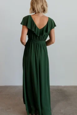Best Baltic Born Katya Ruffle Maxi Dress | Evergreen