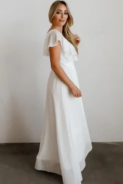 Best Baltic Born Katya Ruffle Maxi Dress | White