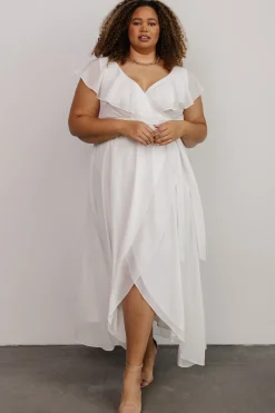 Best Baltic Born Katya Ruffle Maxi Dress | White