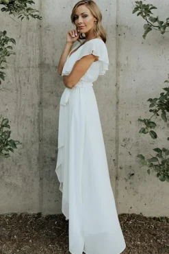 Best Baltic Born Katya Ruffle Maxi Dress | White