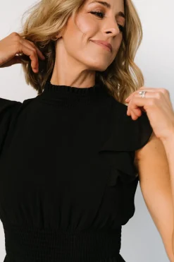 Best Baltic Born Kearny Ruffle Maxi Dress | Black