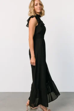 Best Baltic Born Kearny Ruffle Maxi Dress | Black