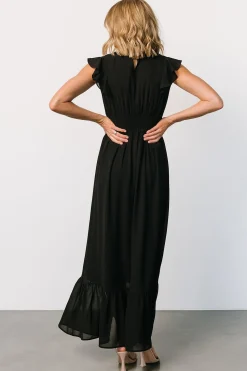 Best Baltic Born Kearny Ruffle Maxi Dress | Black