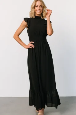 Best Baltic Born Kearny Ruffle Maxi Dress | Black