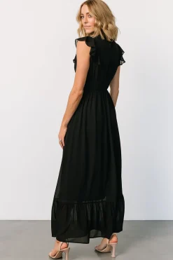 Best Baltic Born Kearny Ruffle Maxi Dress | Black