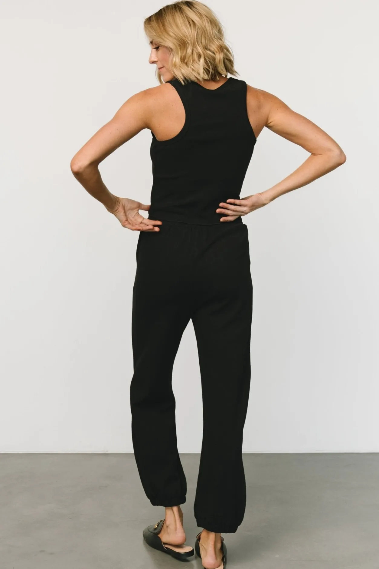 Fashion Baltic Born Kellen Tank + Jogger Set | Black