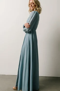 Fashion Baltic Born Kelsey Wrap Dress | Dusty Blue DustyBlue