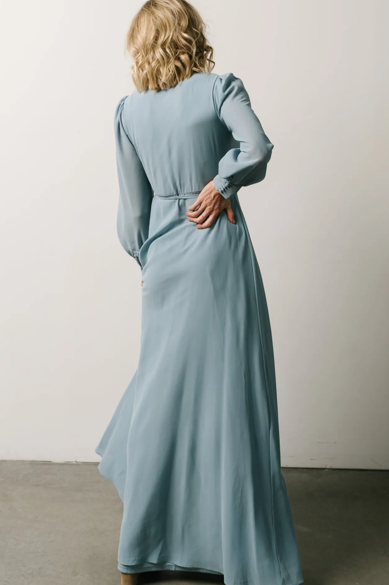 Fashion Baltic Born Kelsey Wrap Dress | Dusty Blue DustyBlue