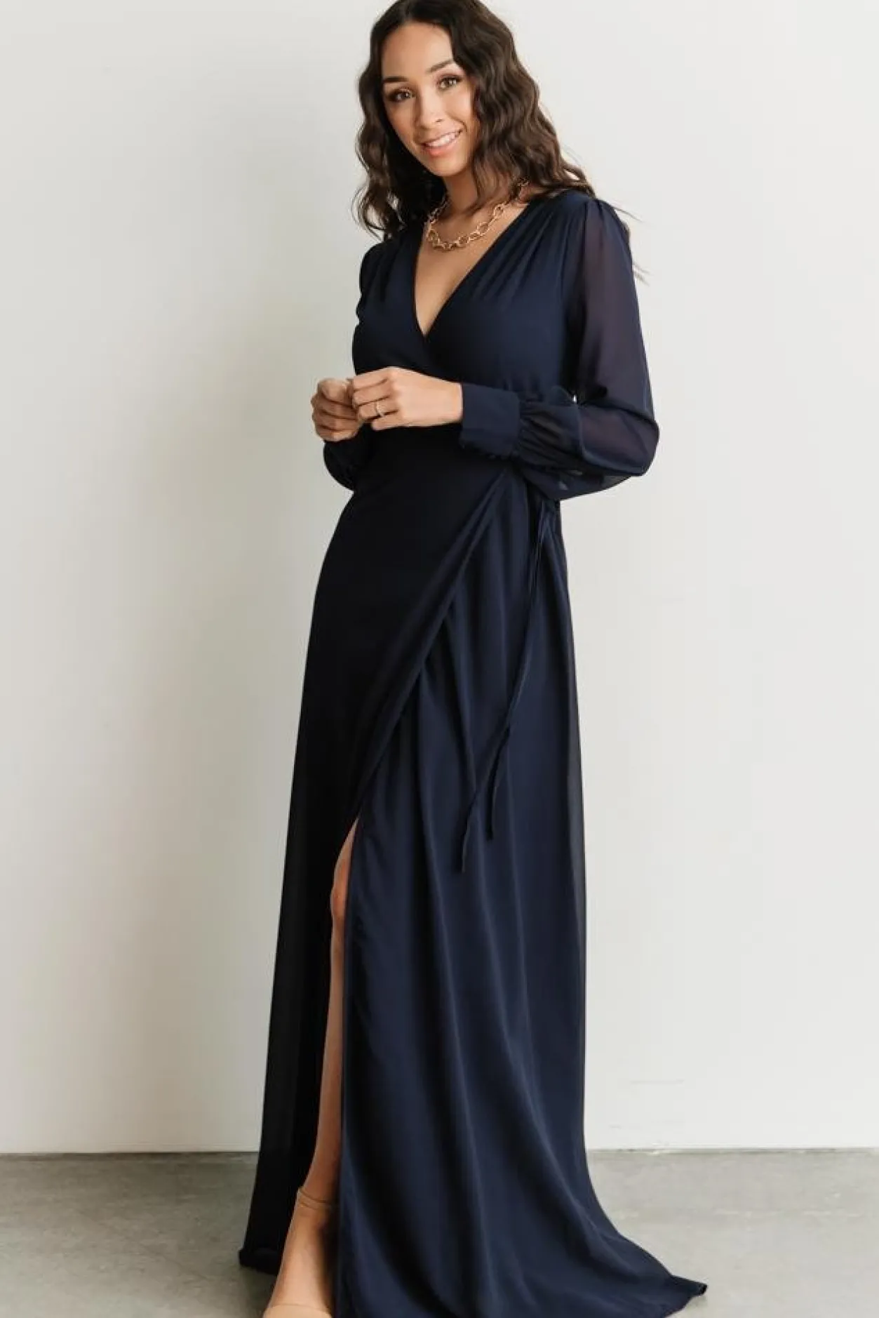 Hot Baltic Born Kelsey Wrap Dress | Navy