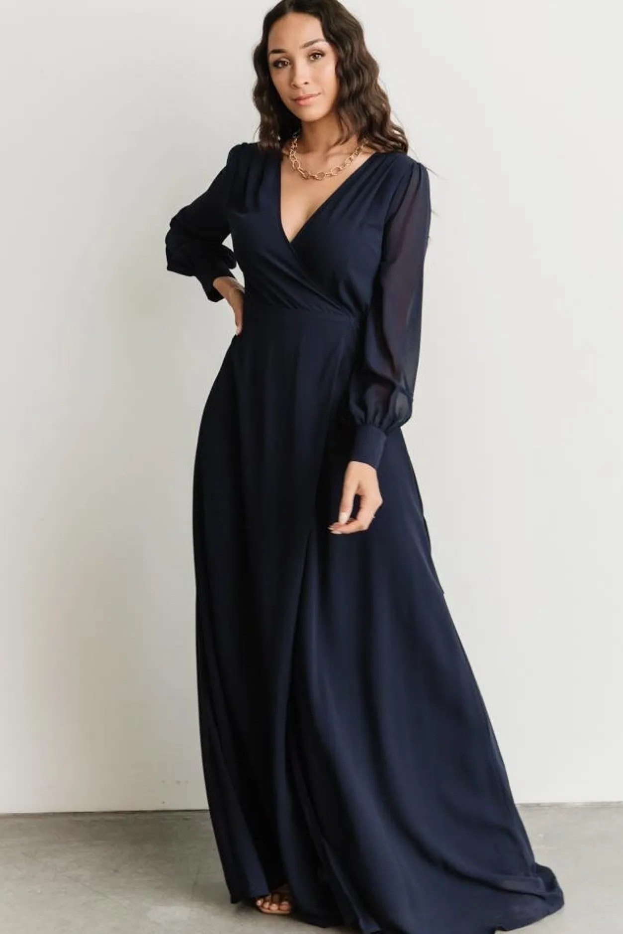 Hot Baltic Born Kelsey Wrap Dress | Navy