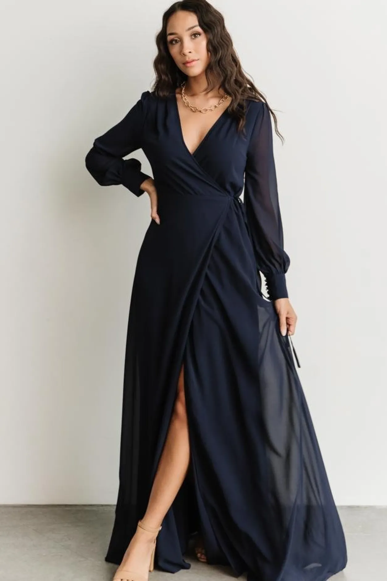 Hot Baltic Born Kelsey Wrap Dress | Navy