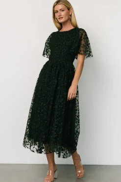 Best Baltic Born Kendra Embroidered Dress | Dark Green DarkGreen