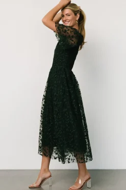 Best Baltic Born Kendra Embroidered Dress | Dark Green DarkGreen