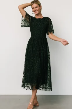 Best Baltic Born Kendra Embroidered Dress | Dark Green DarkGreen