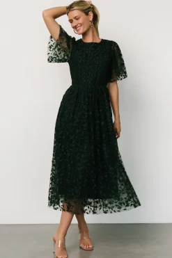 Best Baltic Born Kendra Embroidered Dress | Dark Green DarkGreen