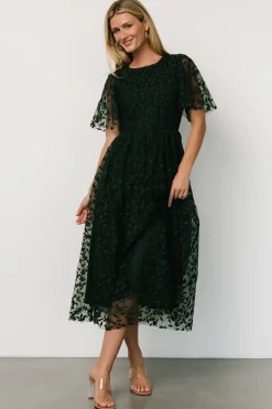 Best Baltic Born Kendra Embroidered Dress | Dark Green DarkGreen