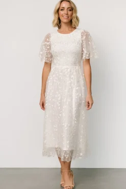 Outlet Baltic Born Kendra Embroidered Dress | White