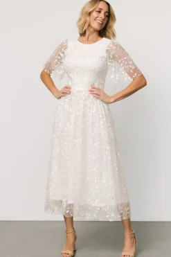 Outlet Baltic Born Kendra Embroidered Dress | White