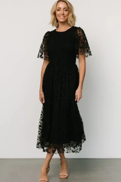 Sale Baltic Born Kendra Embroidered Dress | Black