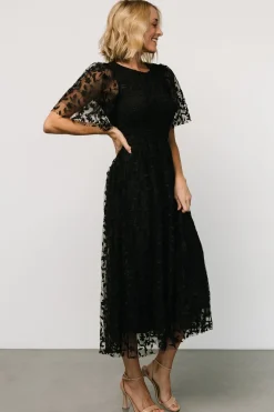 Sale Baltic Born Kendra Embroidered Dress | Black