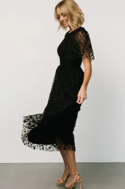Sale Baltic Born Kendra Embroidered Dress | Black
