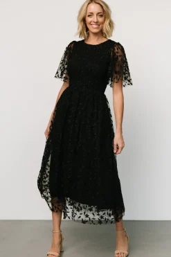 Sale Baltic Born Kendra Embroidered Dress | Black