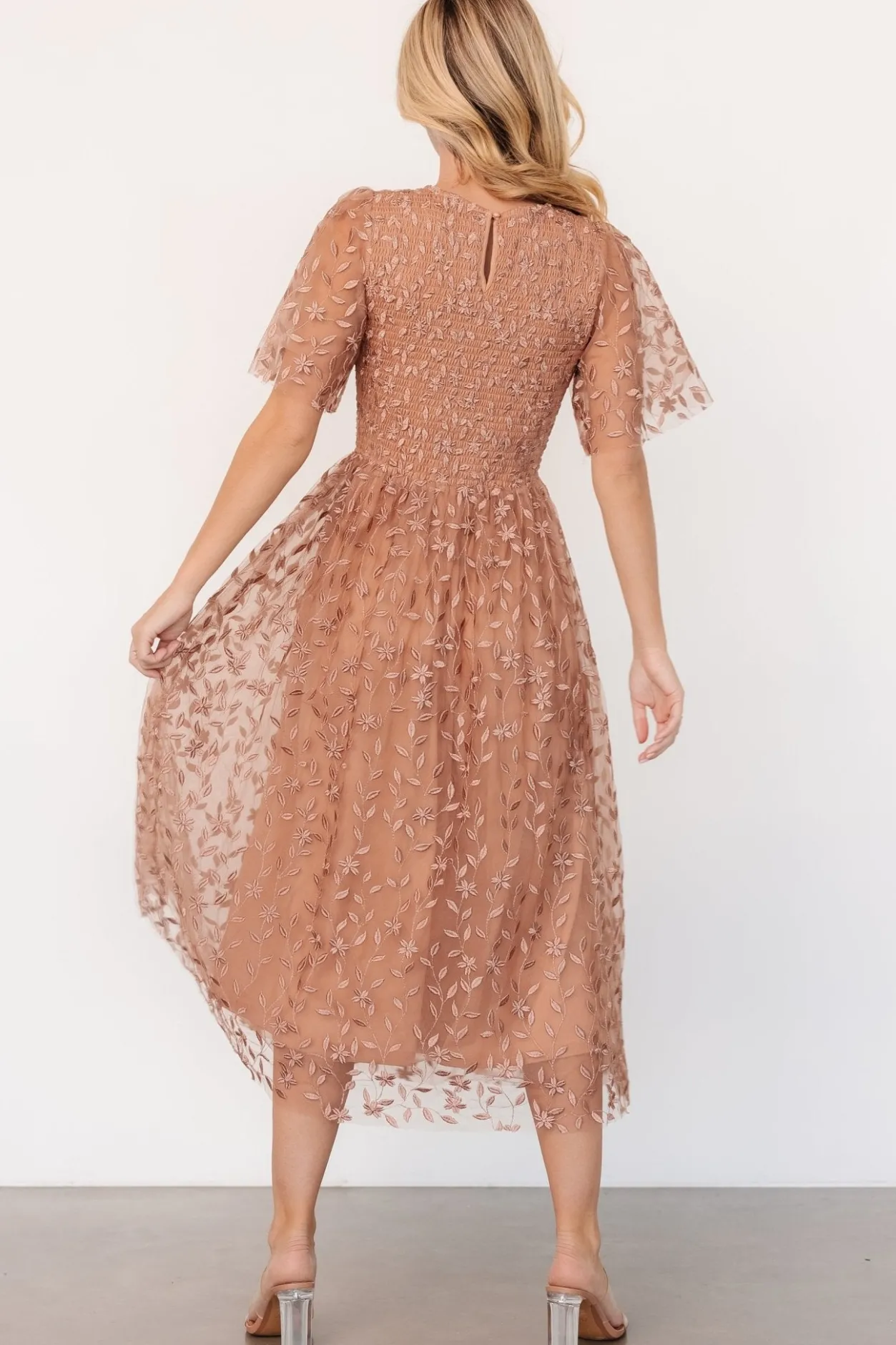Sale Baltic Born Kendra Embroidered Dress | Nude Rose NudeRose