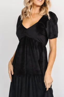 Outlet Baltic Born Kenli Velvet Maxi Dress | Black